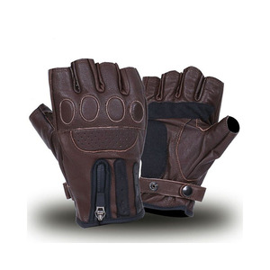 Gants de moto pour hommes Gants de course respirants à demi-doigts pour les sports d'extérieur Moto - Product Image 1