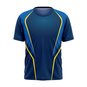 Uniforme de sport respirant pour hommes ou garçons, noir et jaune, imprimé par sublimation, nom et numéro vierges pour les équipes de football - Product Image 6