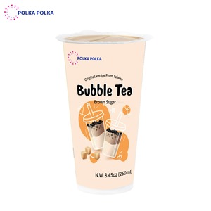 Tazas de té Boba de azúcar moreno listas para beber de etiqueta privada de alta calidad Ingredientes de té de burbujas - Product Image 1