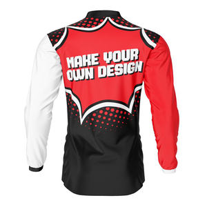 Maillot de Motocross 100% Polyester Sublimation Unisexe Mesh Personnalisé de Qualité en Gros pour Hommes - Product Image 6
