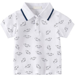 Polo pour garçons de bonne qualité, nouveau style, décontracté, manches courtes, 100% coton pur, impression personnalisée, design respirant, tricoté 180g - Product Image 4
