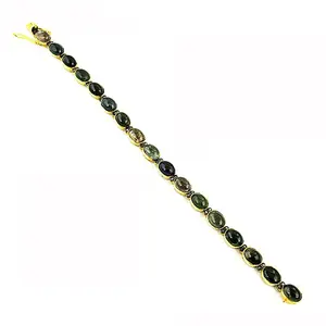 Pulsera de Turmalina Verde con Cuentas, Joyería Elegante para Mujer - Product Image 3