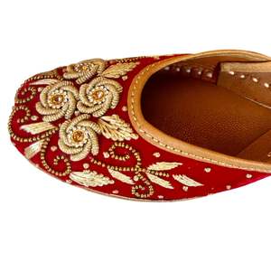 Premium Quality Pakistani Traditional Multani Handmade Embroidered <b>Khussa</b> | Pakistani <b>Khussa</b> <b>Shoes</b> for Women - Product Image 4