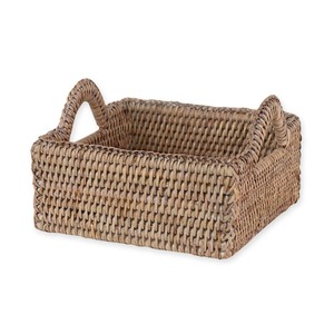 Juego de 3 Cestas de Almacenamiento Redondas de Mimbre Natural Ecológicas, Hechas a Mano, Modernas, Multifuncionales, Artex Green Earth, Hechas en Hanoi - Product Image 2