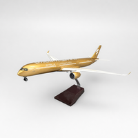 Nouveau modèle d'avion en résine 2026 A350-1000 Starlux Carbon Gold Livery, échelle 1:157, 47 cm, modèle de présentation pour la vente en gros