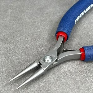 5 Inch Round Nose <b>Pliers</b> 531 Type Precision Jewelry Looping Tool Stainless Steel Choose Handle LUMINEX IMPEX - Product Image 2