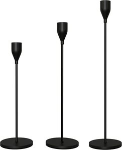 Portavelas de metal industrial moderno, pieza central duradera para estudio de loft o temas de decoración contemporánea disponibles al mejor precio - Product Image 5