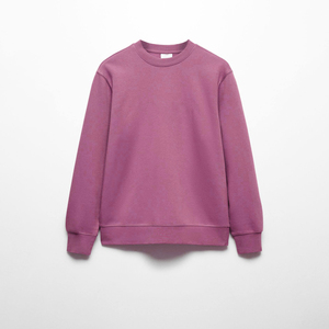 Sudadera Rosa sólido de peso pesado de secado rápido con logotipo personalizado jersey de gran tamaño ropa deportiva de algodón orgánico de alta calidad para fitness yoga - Product Image 1