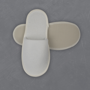 Pantoufles tricotées en polyester Pantoufles d'hôtel à face unique pour les fournisseurs de produits hôteliers fabriqués en Turquie - Product Image 2