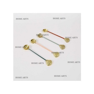 Juego de cucharas de acero inoxidable de diseño de tendencia, juego de cubiertos de cucharas de forma y tamaño personalizados para uso en la cocina del hogar - Product Image 2