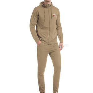Vente en gros Nouvel arrivage Ensembles de jogging respirant de qualité supérieure pour hommes Manteau d'hiver à capuche 100% coton personnalisable Grande taille - Product Image 1