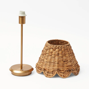 Abat-jour en herbe de mer naturelle, luminaire suspendu en paille tissé à la main pour la décoration intérieure tropicale et côtière, luminaire suspendu côtier - Product Image 1