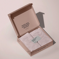 Boîte Postale Pliante en Carton Ondulé Personnalisée avec Design Imprimé, Écologique pour Expédition