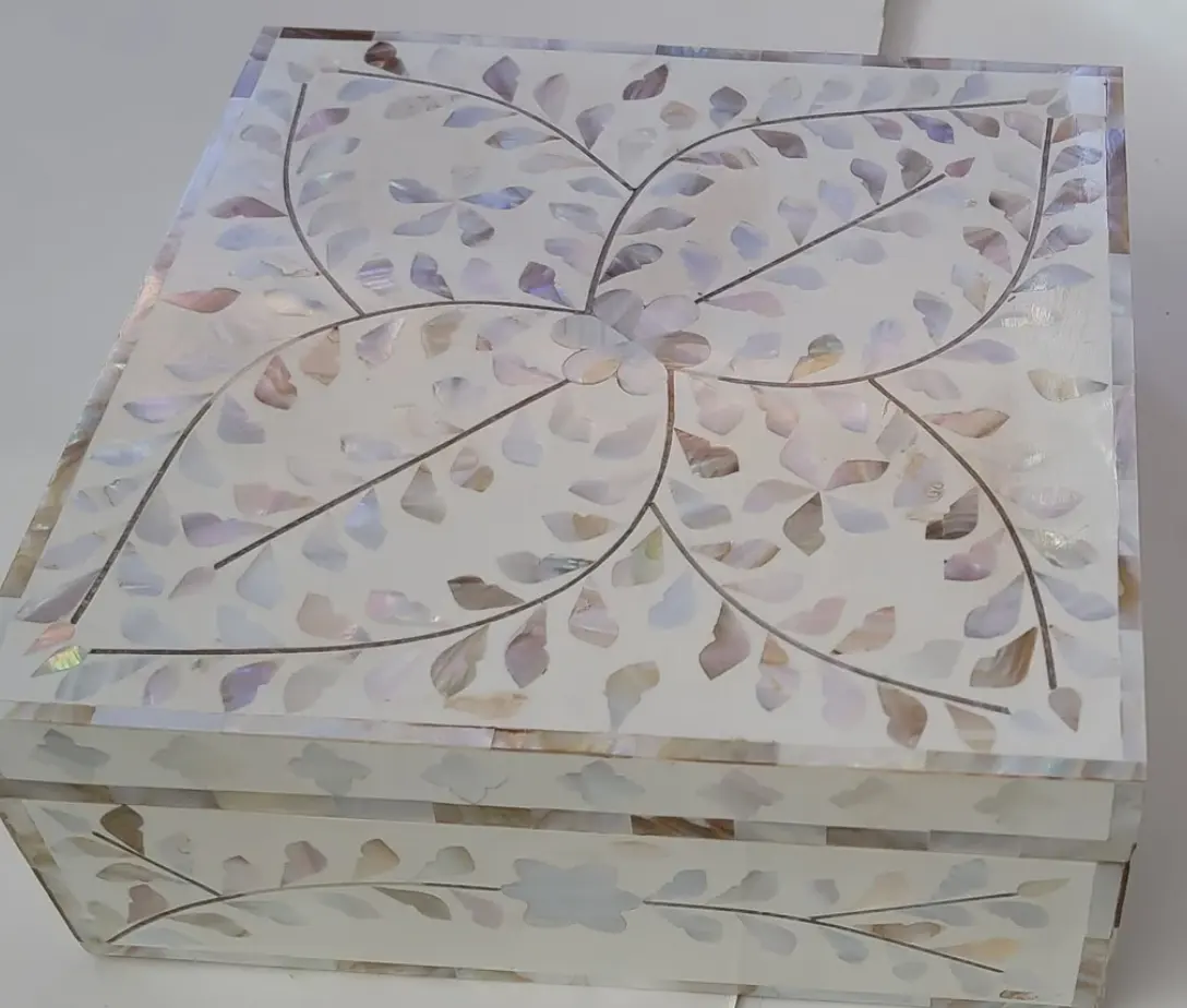 High quality best selling gift box Mother of Peal Jewelry box for EID Ramadan decoration EID gift ramadan holiday