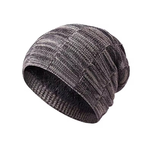 Custom <b>Warm</b> Lined Knit Winter <b>Hats</b> <b>for</b> <b>Men</b> Binie Thick Skully Beanie <b>Hat</b> - Product Image 5