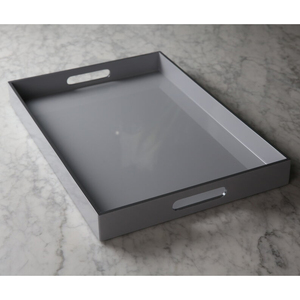 ถาดใส่แลคเกอร์เคลือบเงาคุณภาพสูงสำหรับตกแต่งบ้านถาดเสิร์ฟสีแบบกำหนดเองสำหรับบ้านหรูหรา - Product Image 4