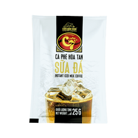 Hucafood 3 en 1 Café helado de chocolate con leche de Vietnam Dulce sabor rico con crema de calidad y azúcar