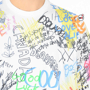 เสื้อสำหรับผู้ชายพิมพ์ลายกราฟิกแบบใหม่สำหรับฤดูร้อนคอกลมแขนสั้นทรงหลวมลำลองเล่นกีฬากลางแจ้ง - Product Image 4