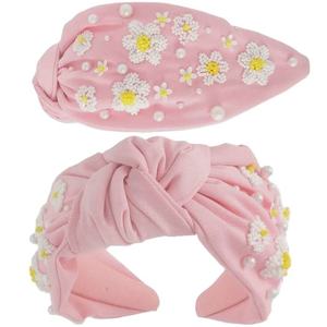 Bandeau pour cheveux en perles fait main de qualité supérieure, élégant accessoire pour cheveux pour femmes, pour les fêtes et les mariages à prix avantageux - Product Image 2