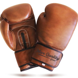 Guantes de Boxeo Hechos en Pakistán, de Cuero de Alta Calidad, Ligeros, Impermeables, Resistentes al Viento y Transpirables, con Servicio OEM para Adultos - Product Image 4