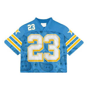 Camiseta de Fútbol de Poliéster de Manga Corta Transpirable con Cuello en V Unisex, Tendencia Principal 2026 |   Ropa Deportiva Personalizada para Equipos de Fútbol Americano - Product Image 5