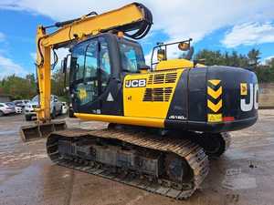 Excavadora confiable JCB JS 160 para proyectos de construcción e infraestructura tractor bulldozer usado - Product Image 3