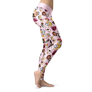 Haute qualité entraînement Scrunch bout à bout sans couture Yoga tenue Fitness Gym Leggings ensemble pour femmes respirant 100% coton taille élastique - Product Image 3