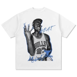 T-shirt unisexe 100% coton avec logo personnalisé de haute qualité pré-rétréci surdimensionné court épaule tombante solide imprimé marque privée - Product Image 5