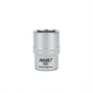 Hazet 1/2'' 6-Point Square <b>Socket</b> with Traction Profile and Knurling - Product Image 2