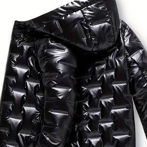 Nouvelles doudounes de haute qualité pour hommes et tissu en toile à capuche à col montant coupe confortable et prix bas - Product Image 3