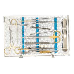 Kit de sutura quirúrgica profesional de metal, herramientas dentales avanzadas, juego completo de cirugía oral para dentistas, uso en clínicas dentales, CE - Product Image 2