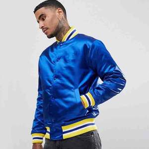 Chaqueta de béisbol de tela de lana para hombre al por mayor personalizada de algodón polar transpirable de calle Letterman en blanco Varsity CON CAPUCHA DE TRABAJO - Product Image 4