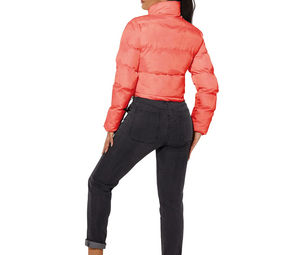 Chaqueta Acolchada con Capucha de Manga Larga para Mujer, la Más Vendida, Fabricada en Fábrica, Nueva Llegada, Personalizada, Al Por Mayor, de Punto de Algodón - Product Image 5