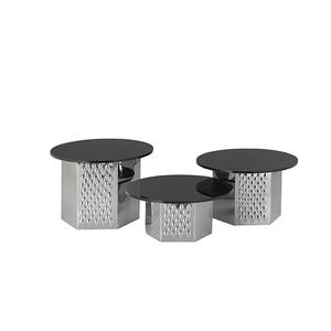 Soporte de pastel redondo de mármol de lujo, herramienta de decoración de pastel de Metal de estilo Ins para fiestas de cumpleaños, restaurante, uso de Hotel - Product Image 1