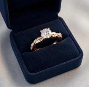 Anillo de Compromiso de Oro de 9k con Diamante Cultivado en Laboratorio de 1 Ct, Certificado IGI, Fabricantes Indios OEM ODM, Joyería Solitaria para Aniversario de Bodas - Product Image 4