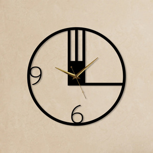 Reloj de pared analógico de diseño antiguo personalizable, nuevo estilo Art Deco con pantalla de aguja de cuarzo para decoración del hogar y sala de estar - Product Image 2
