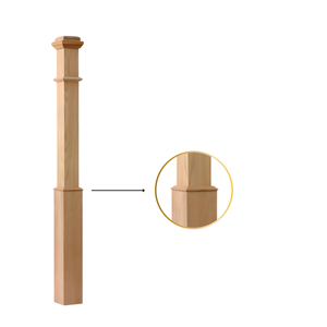 Caja de madera Newel 4090P Poplar sin terminar de confianza de clientes globales para cualquier escalera fabricada por EFS Viet Nam - Product Image 5