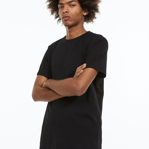 Tissu en jersey de coton pour homme col roulé élégant pas cher logo personnalisé classique blanc uni avec logo brodé/impression - Product Image 6