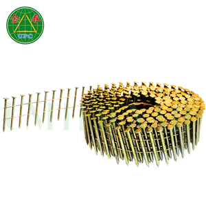 Clavos de bobina de acero de 15 grados, 1-3/4 pulgadas, 9000 piezas con vástago liso/tornillo/anillo y revestimiento amarillo de la fábrica líder de Vietnam - Product Image 6