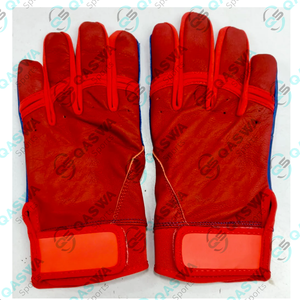Premium Quality Professional Custom Manufactured Baseball Batting <b>Gloves</b> High Quality <b>Red</b> Blue Colors <b>Gloves</b> - Product Image 1