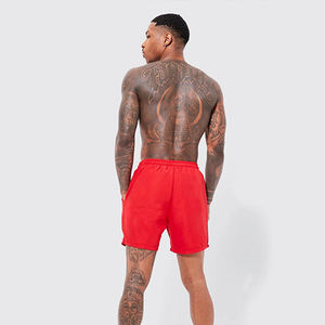 กางเกงว่ายน้ำขาสั้นสำหรับผู้ชายชุดว่ายน้ำมีกระเป๋าสองข้างโพลีเอสเตอร์120 GSM 100% 2025ฤดูร้อน - Product Image 3