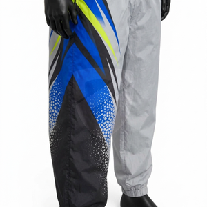 Ensembles de survêtements personnalisés en polyester et nylon avec impression de logo DTF, coupe oversize, légers, pour la course et le jogging, coupe-vent - Product Image 5