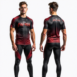 Camiseta personalizada de compresión MMA Rash Guard para entrenamiento Anti UV manga larga desgaste Jiu Jitsu Kimono de Jiu Jitsu - Product Image 5