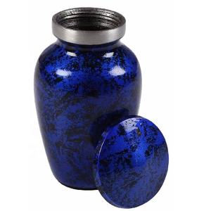 Urna de cremación multicolor impresa moderna de alta calidad, contenedor conmemorativo, tarro de urna de Metal conmemorativo, precio al por mayor - Product Image 6