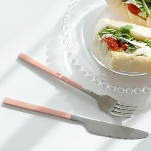 Elegante tenedor con mango de Color Pastel, perfecto para cenar, fiestas de boda, hogar, cocina y restaurante, uso de vajilla de La India - Product Image 3