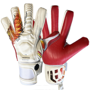Gants de gardien de but de football professionnels, respirants, antidérapants, à doigts complets, en latex de qualité, protection extérieure - Product Image 5