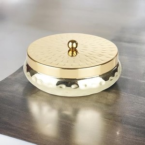 Hot Sale Metal Hammered Jar <b>Candle</b> with Lid in Wholesale Rate From India For Home Christmas Wedding Decoration - Product Image 3