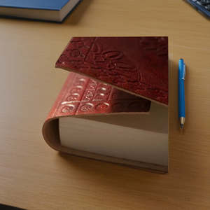 Diario de cuero en relieve hecho a mano antiguo, Bloc de notas de 240 páginas de 5x7 pulgadas con cita de árbol de hojas, diario de viaje de papel normal para hombres y mujeres - Product Image 2