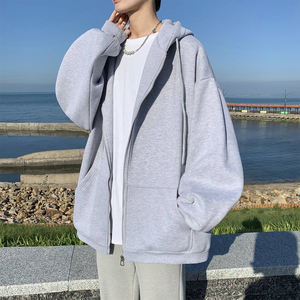 เสื้อกันหนาวผ้าฟลีซหนาสำหรับผู้ชาย,เสื้อกันหนาวลำลองมีฮู้ดสำหรับฤดูหนาว - Product Image 5