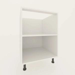 กล่องตู้ไม้แบบแยกส่วนสีขาวทันสมัยสไตล์อเมริกันกันน้ำ MDF ตู้อนุภาคสไตล์ห้องครัว - Product Image 3